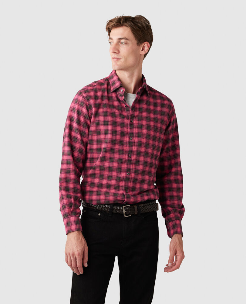 Radbrook Sports Fit Shirt, BUBBLEGUM, Front