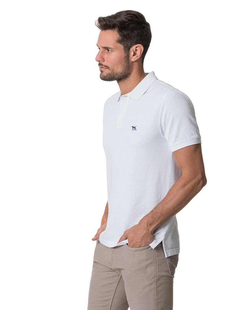 The Gunn Polo, WHITE, Back