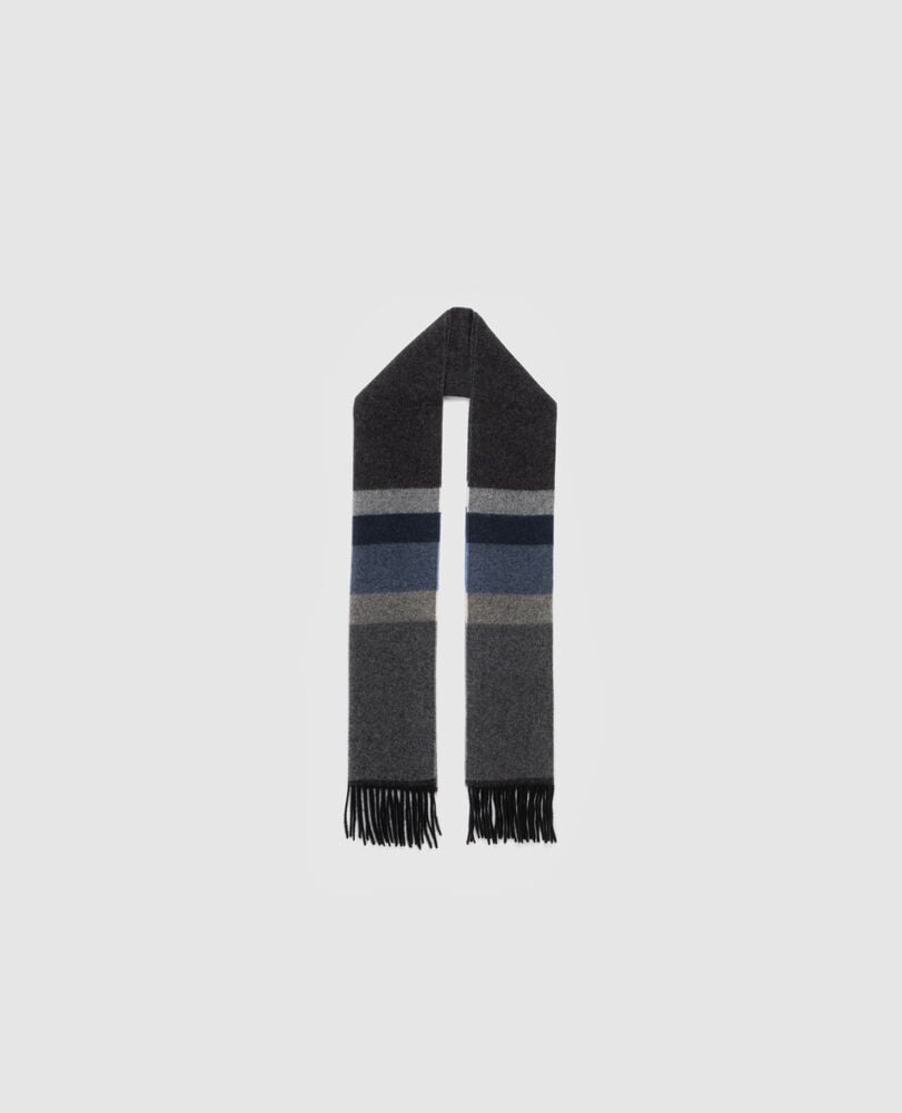 Jacks Point Scarf, DENIM GRIGIO, Off Front