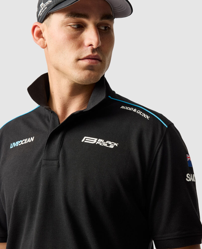 Robinson Bay Polo, OBSIDIAN, Detail 3