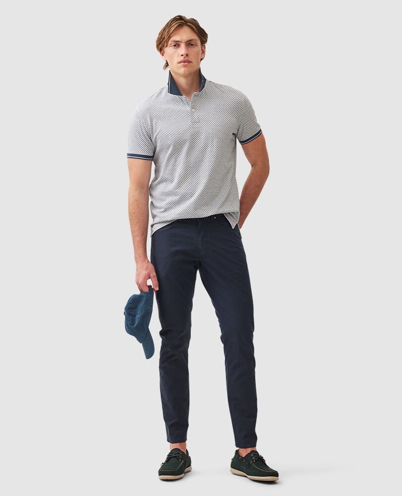 Gunn Straight Fit Jean, MIDNIGHT, Off Front