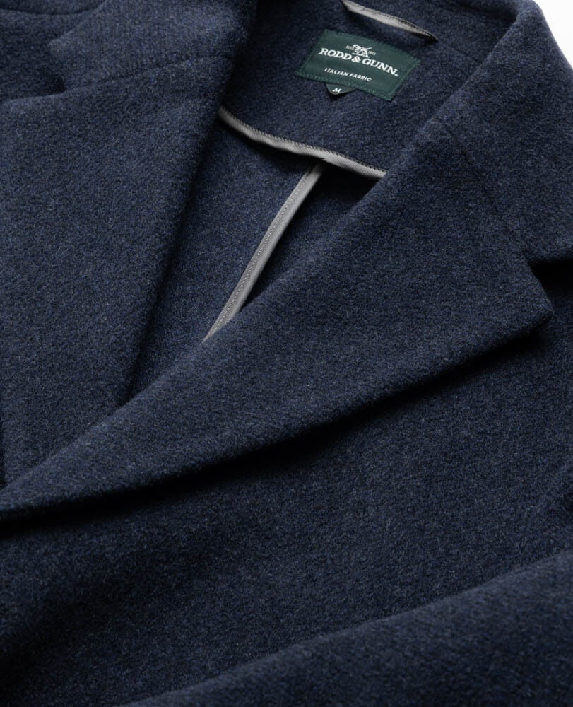 Colwood Coat, NAVY MARLE, Detail 2