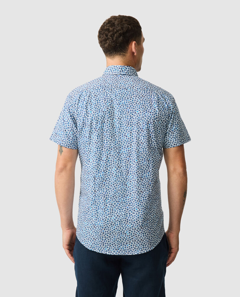Portage Sports Fit Shirt, BLUEBELL, Back