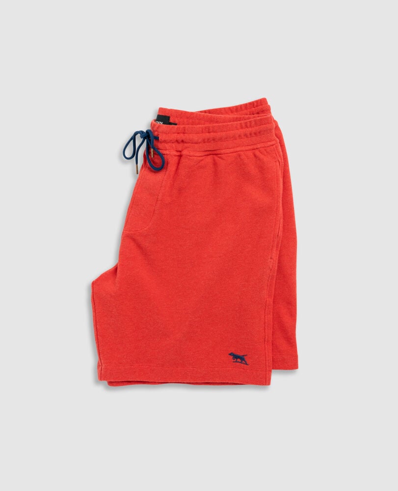 Pique 7" Resort Short, FIESTA, Flat Lay