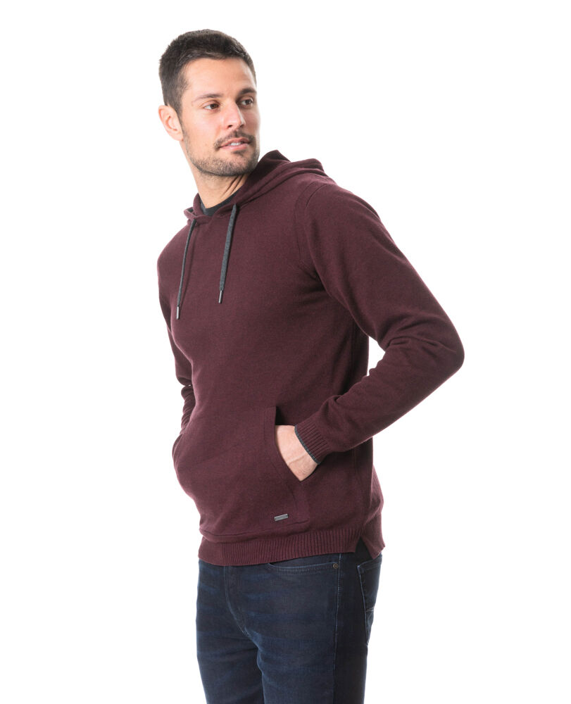 Kingsley Park Knit, BORDEAUX, Back