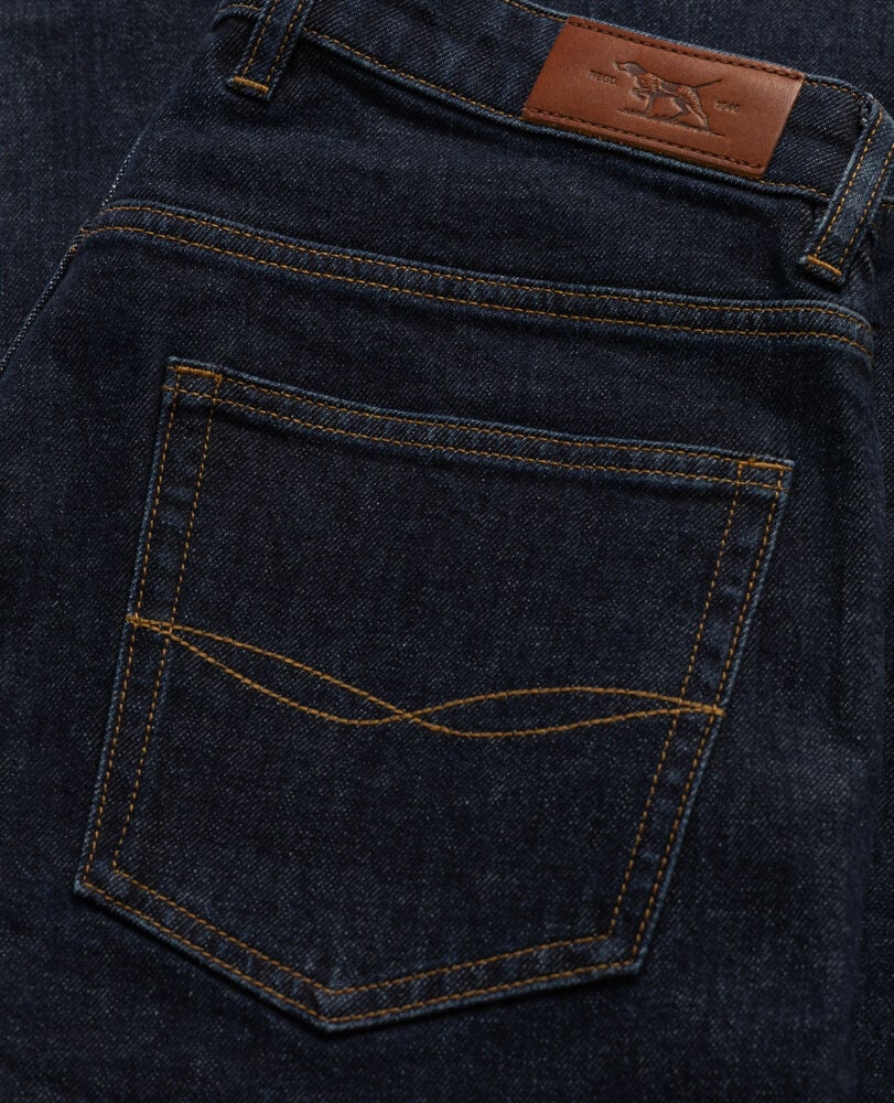 Sutton Straight Italian Denim, DARK BLUE, Detail 3