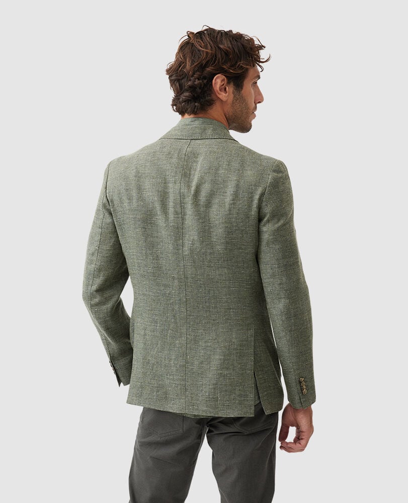 The Cascades Sports Fit Jacket, JUNIPER, Back