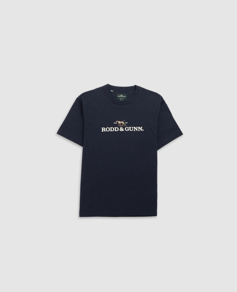 The Peaks Logo Tee, MIDNIGHT, Flat Lay