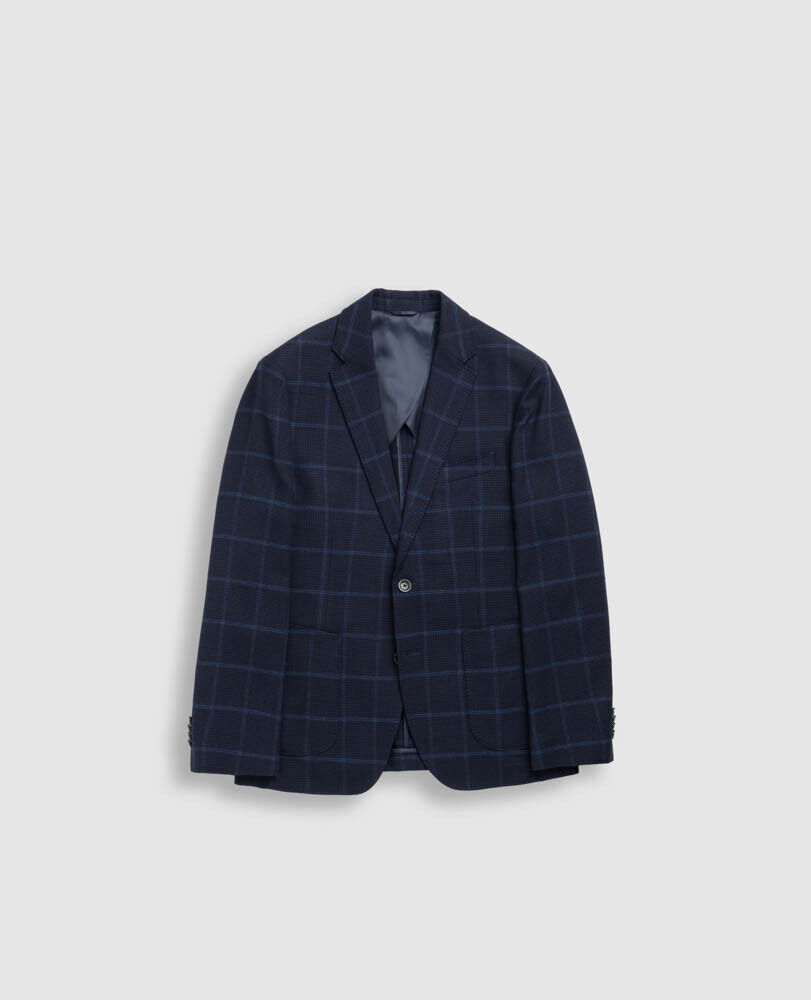 Jacke Campbell Point mit sportlicher Passform, MITTERNACHT, Flat Lay