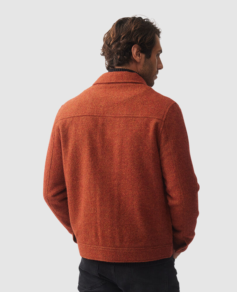Park Island Jacket, TANGERINE, Back