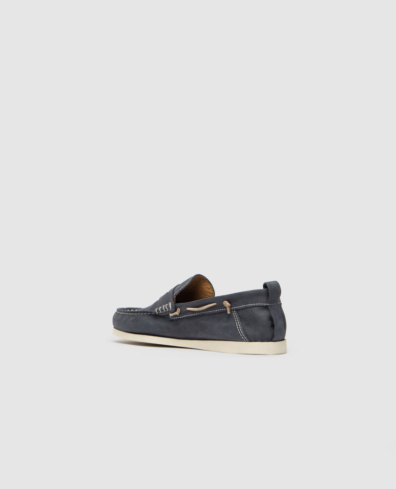 Victoria Loafer, NAVY, Flat Lay