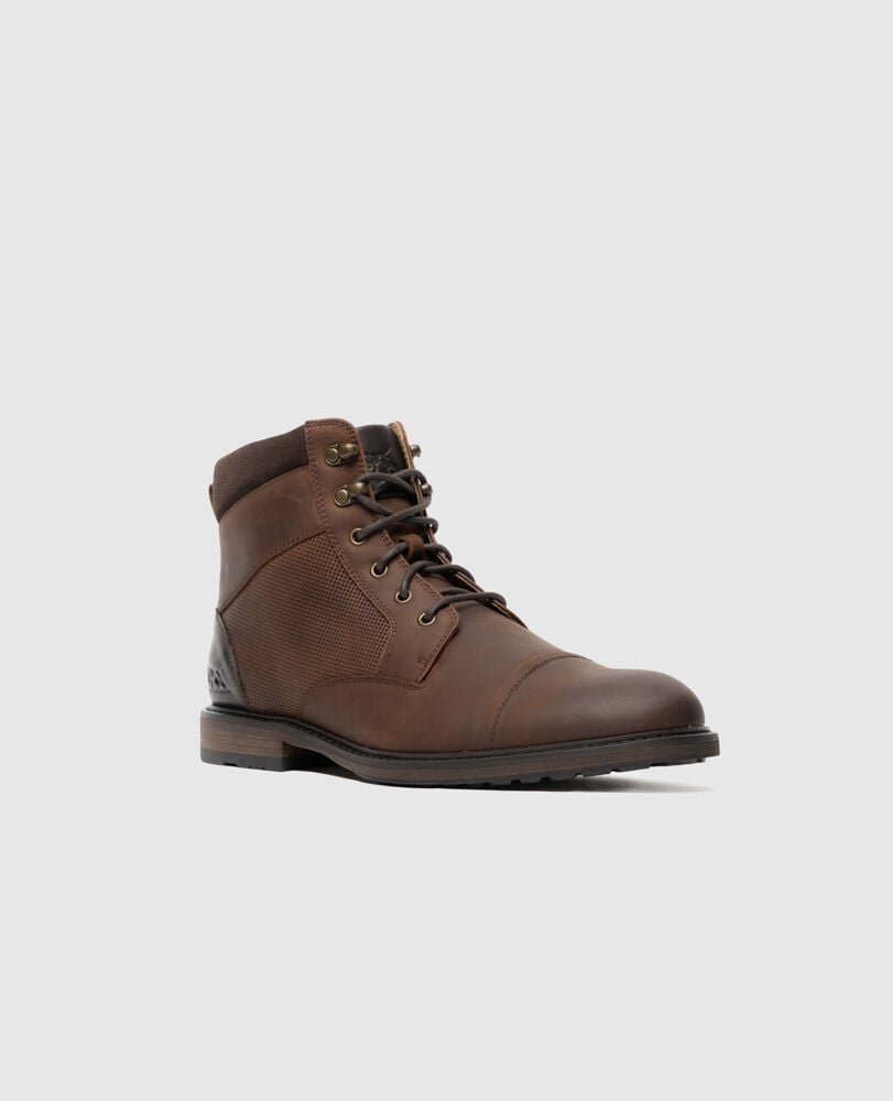 Durham Military Boot, REDWOOD, Off Front