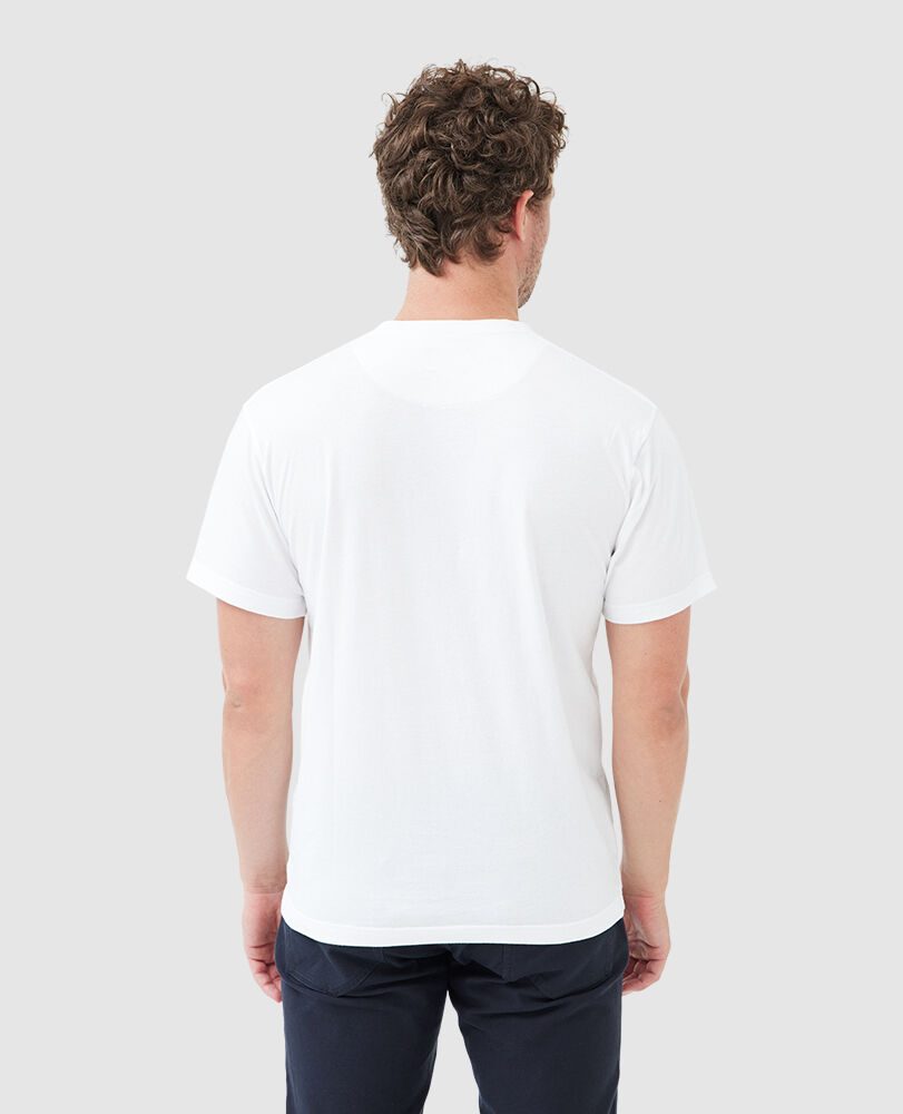 T-Shirt Gunn , SCHNEE, Back