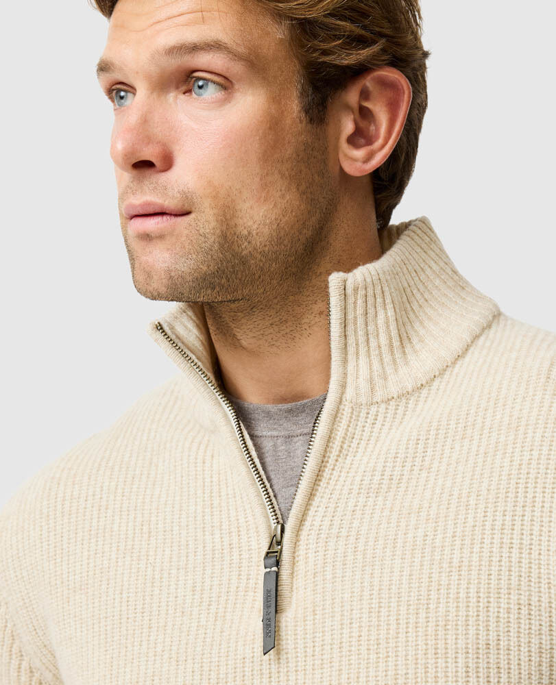 Robbies Road Knit, OAT, Detail 3