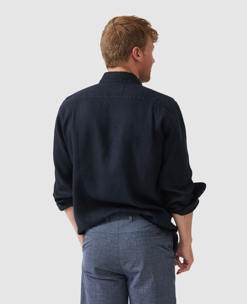 Cable Bay Shirt, MIDNIGHT, Back