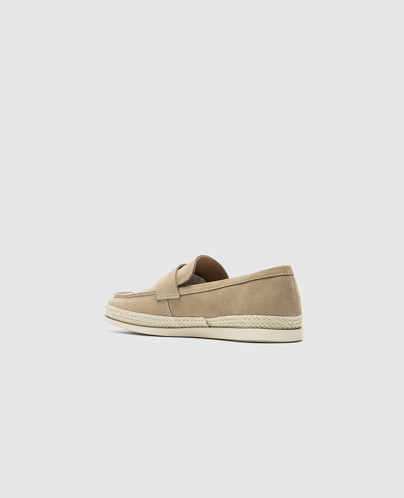 Huaraki Jute Loafer, STONE, Flat Lay