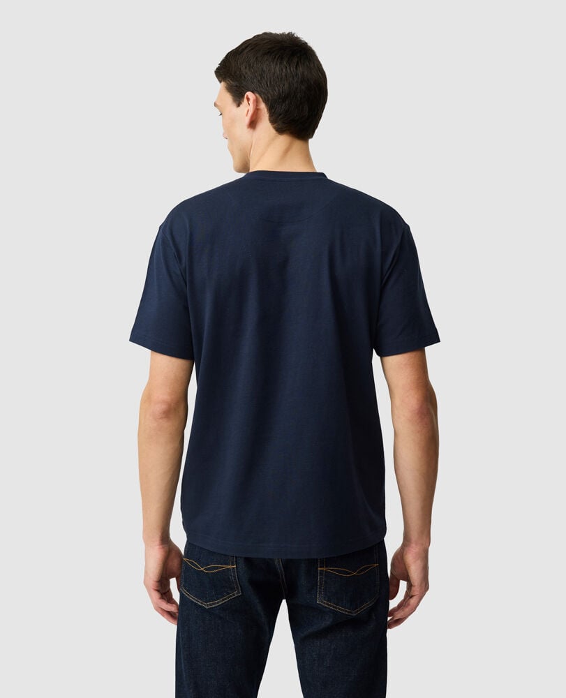 The Peaks Logo Original Fit Tee, MIDNIGHT, Back