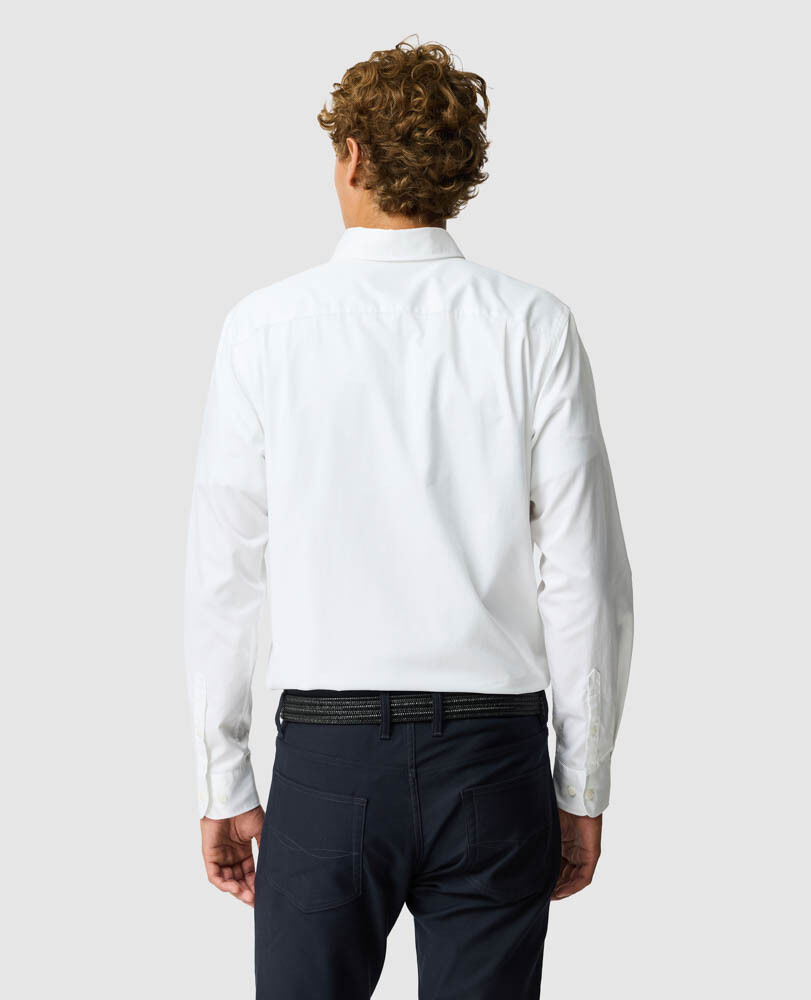 Freshford Sports Fit Shirt, SCHNEE, Back