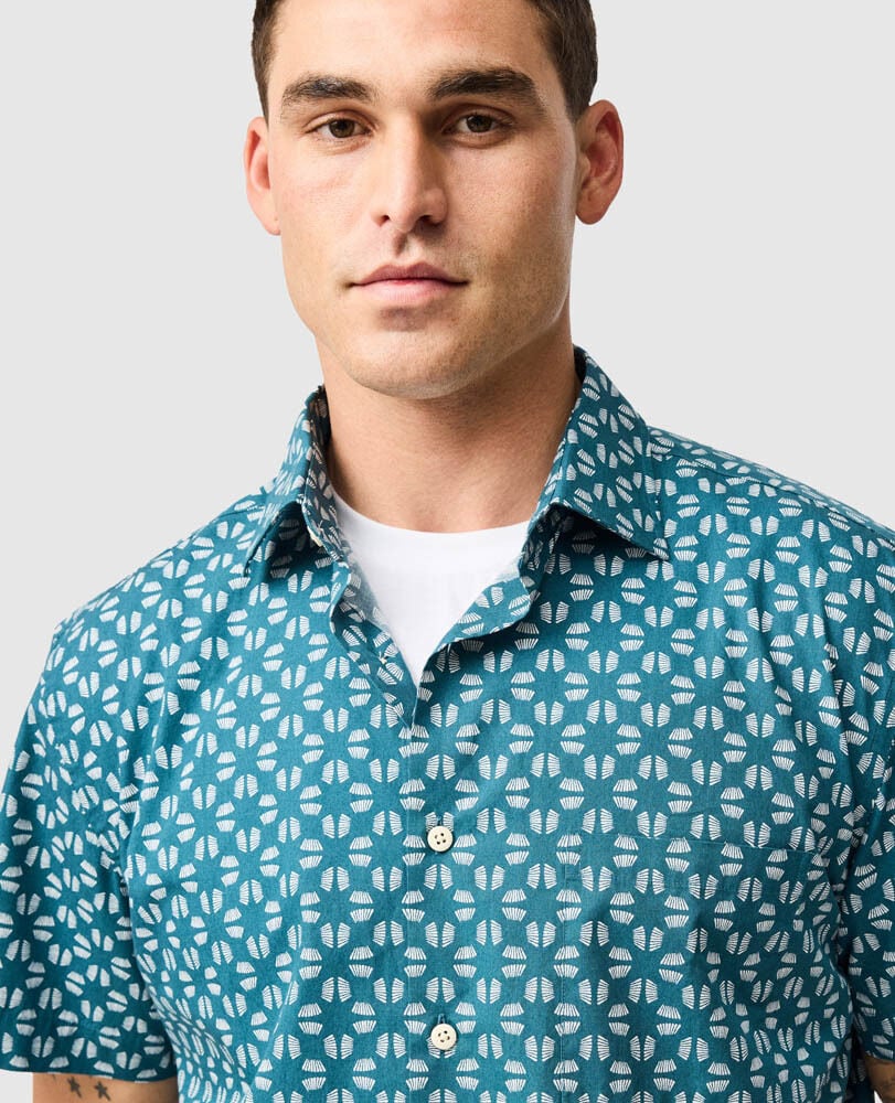 Crown Hill Shirt, BLUESTONE, Detail 3