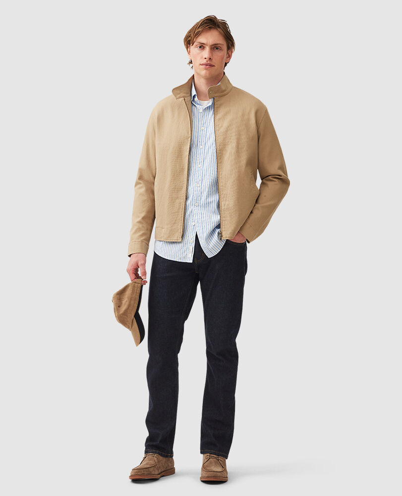 Almadale Jacke, BEIGE, Off Front