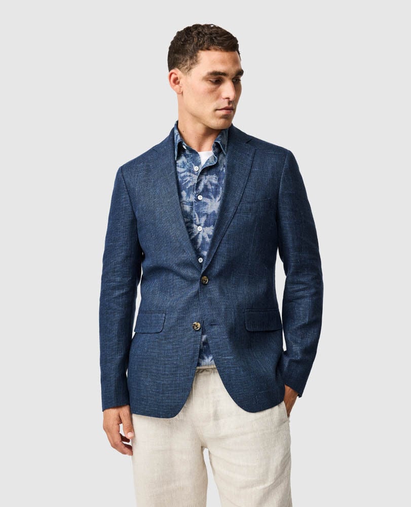 Maud Island Sports Fit Jacket, MARINE, Front