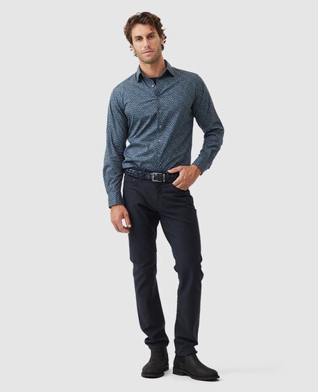 Bellmount Sports Fit Shirt, INDIGO