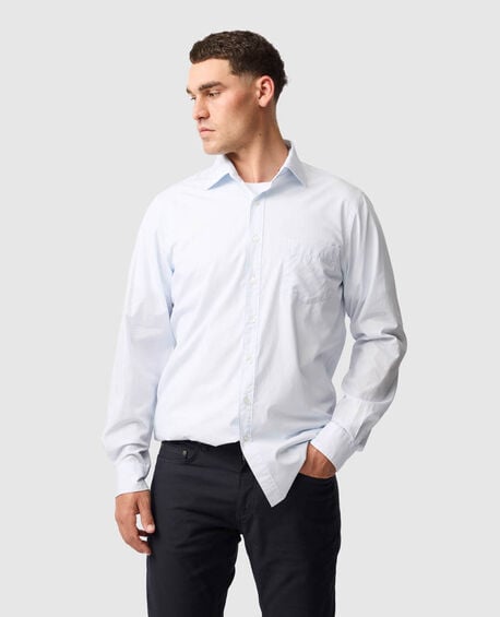 Polstead Shirt, POWDER BLUE