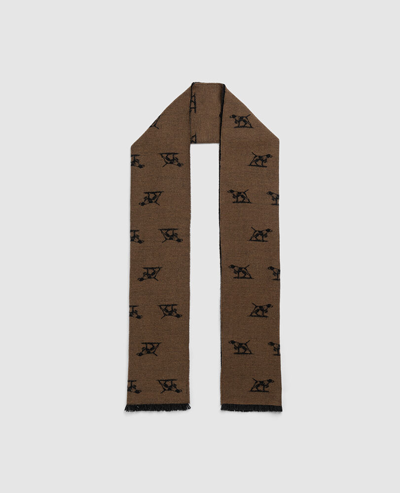 &Eacute;charpe gunner/TERRA ANTRACITE, TERRE ANTHRACITE, Off Front