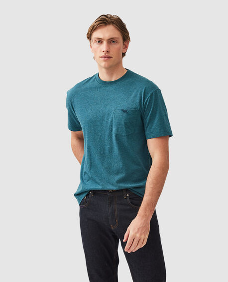 Gunn Original Fit Tee, DARK CYAN
