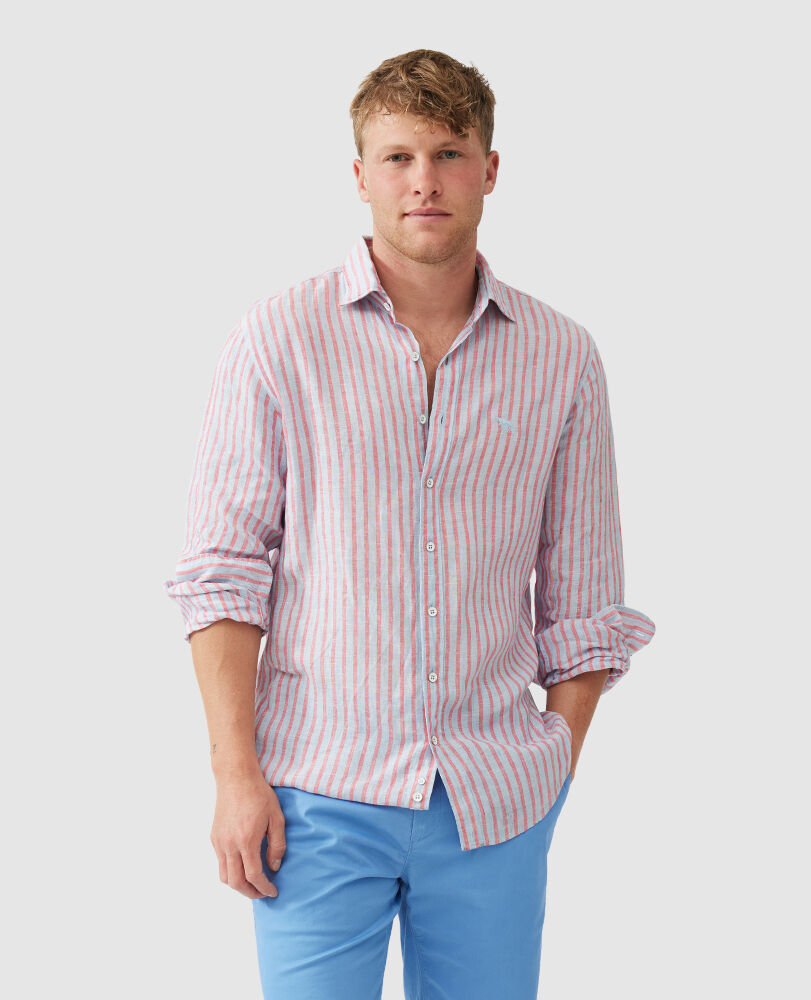 Mclean Park Sports Fit Shirt, SKY, Front