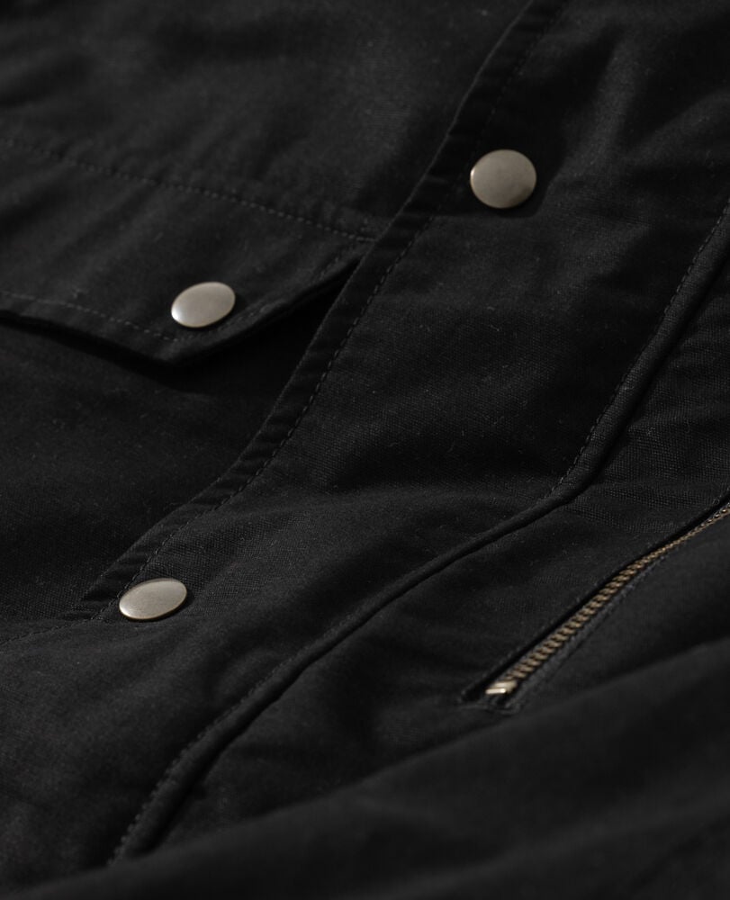 Harper Waxed Jacket, ONYX