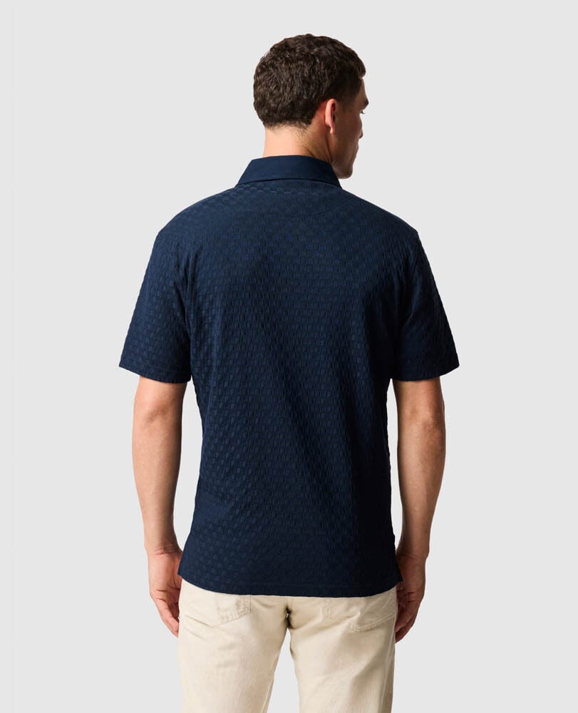 Huntsbury Polo, NAVY, Back