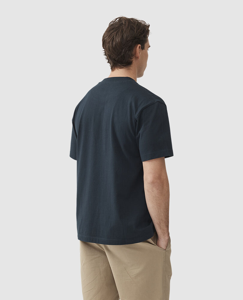 T-shirt Victoria Square, BLEU NUIT, Back