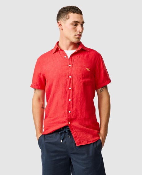 Cathedral Cove Sports Fit Shirt, CHILLI