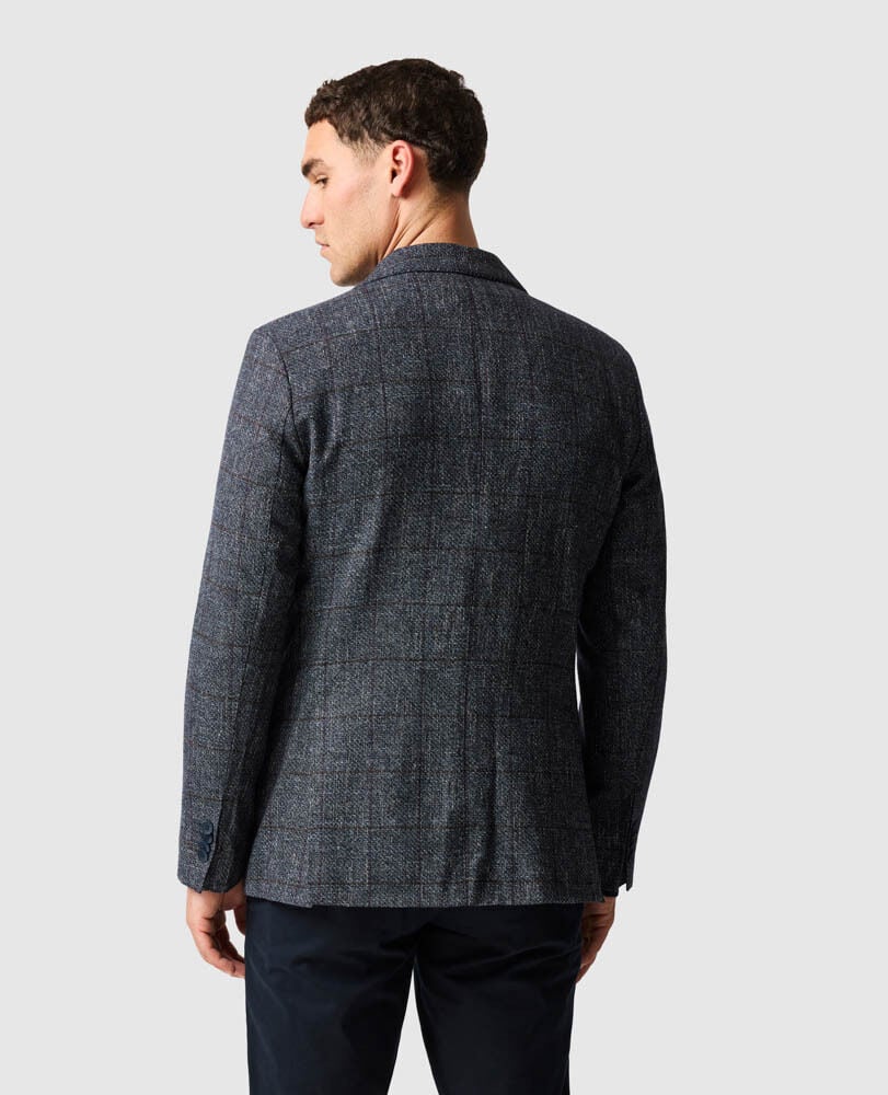 Selwyn Island Sports Fit Jacket, PEWTER, Back