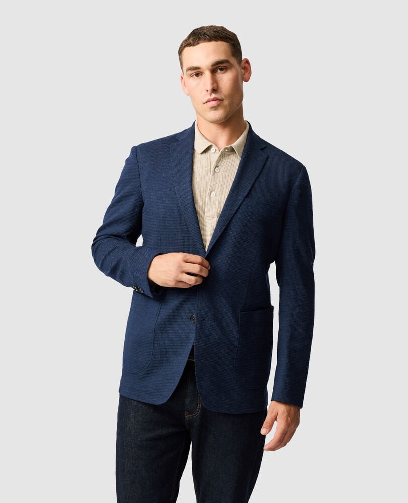 Holdens Bay Sports Fit Jacket, MIDNIGHT, Front