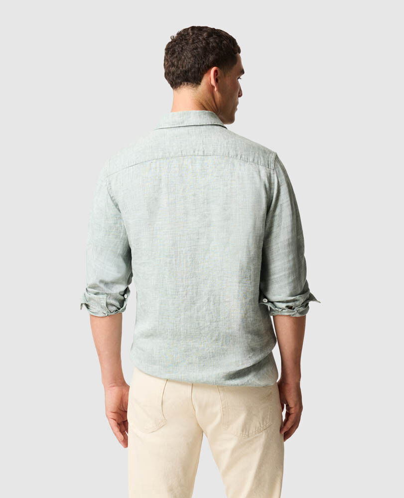 Coromandel Sports Fit Shirt, MOSS, Back