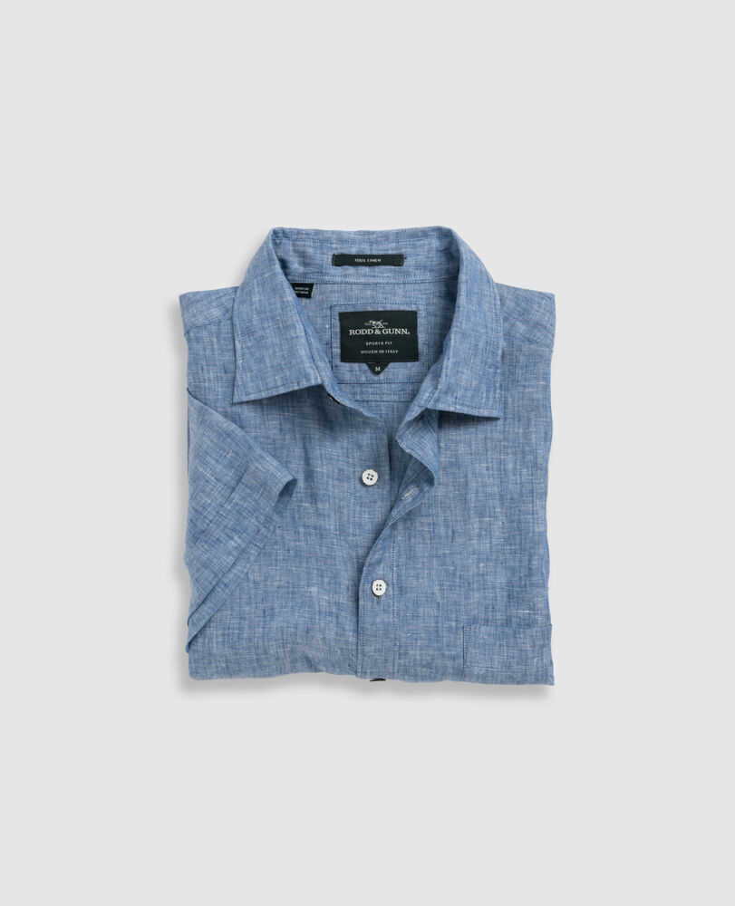 Hemd Ellerslie in sportlicher Passform, DENIM, Flat Lay