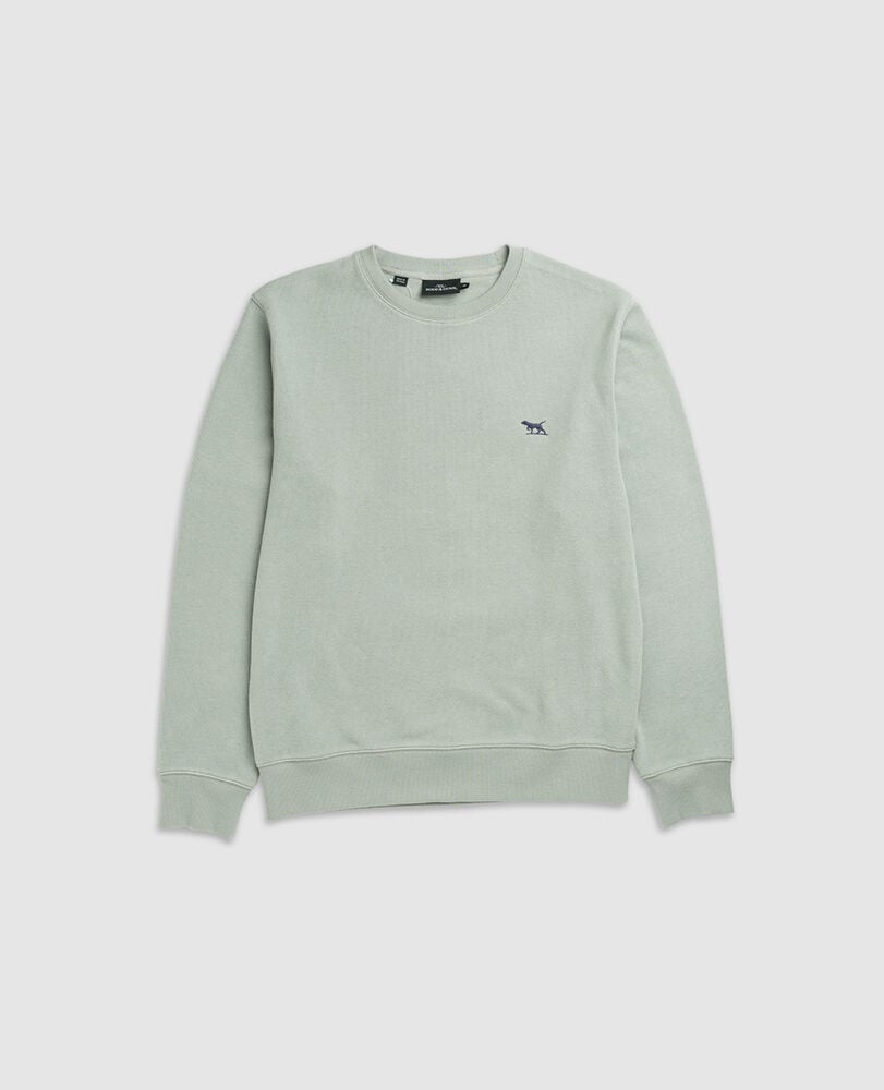 Gunn Crew Neck Sweat, CELADON, Flat Lay