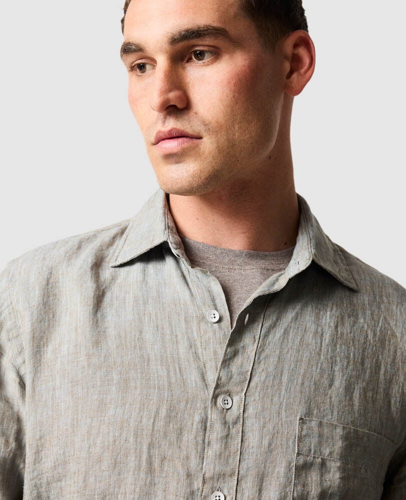 Coromandel Sports Fit Shirt, TAUPE, Detail 3