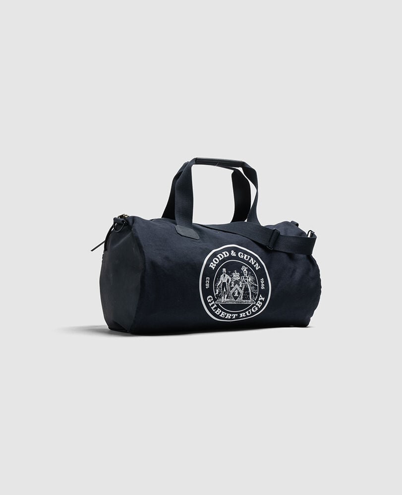 Rugby Park Duffle Bag, NAVY, Off Front