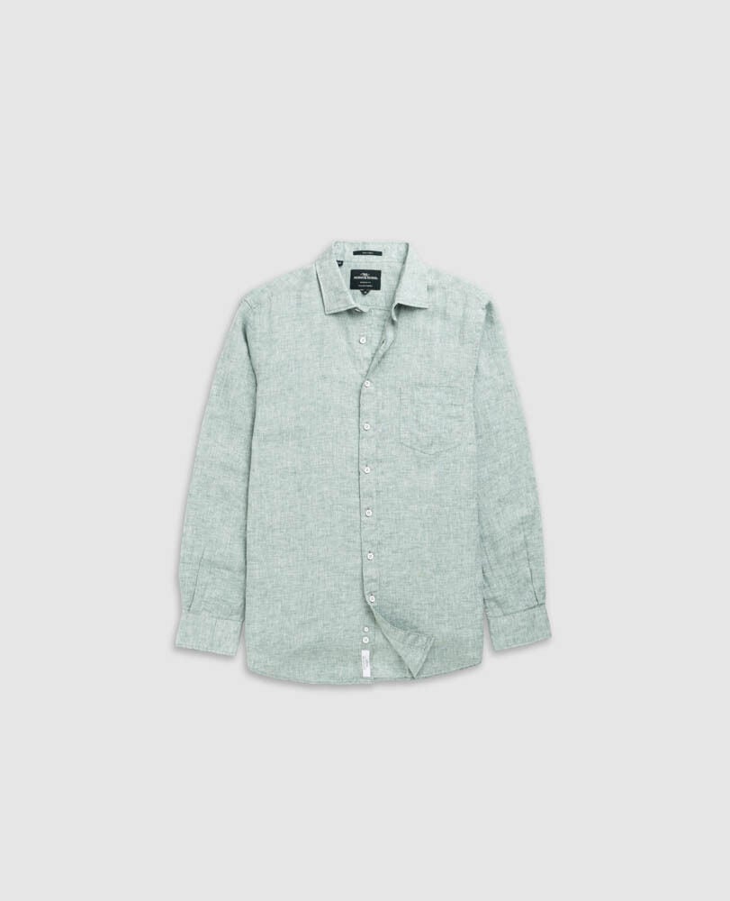 Coromandel Sports Fit Shirt, MOSS, Flat Lay