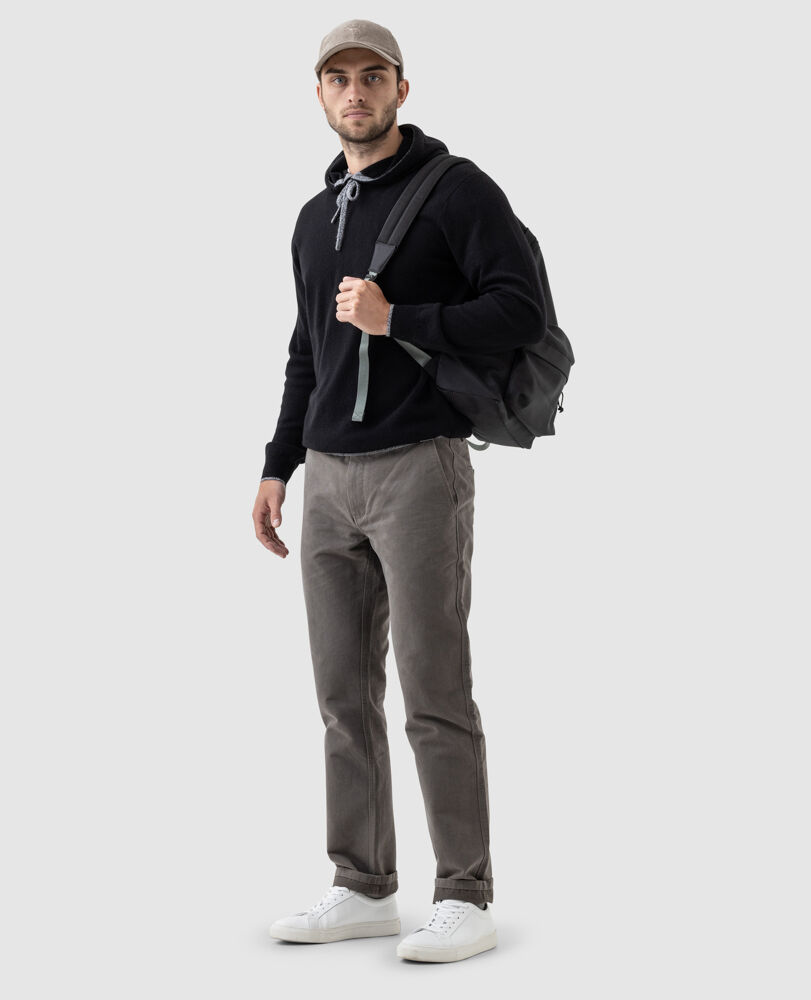 Nelson Island Knit, ONYX, Off Front