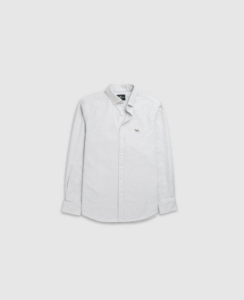 Gunn Oxford 2 Sports Fit Shirt, FERN, Flat Lay
