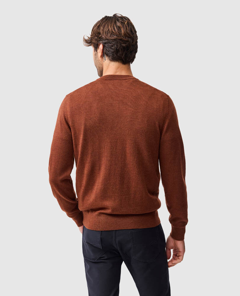 York Bay Knit, VERBRANNTE ORANGE, Back