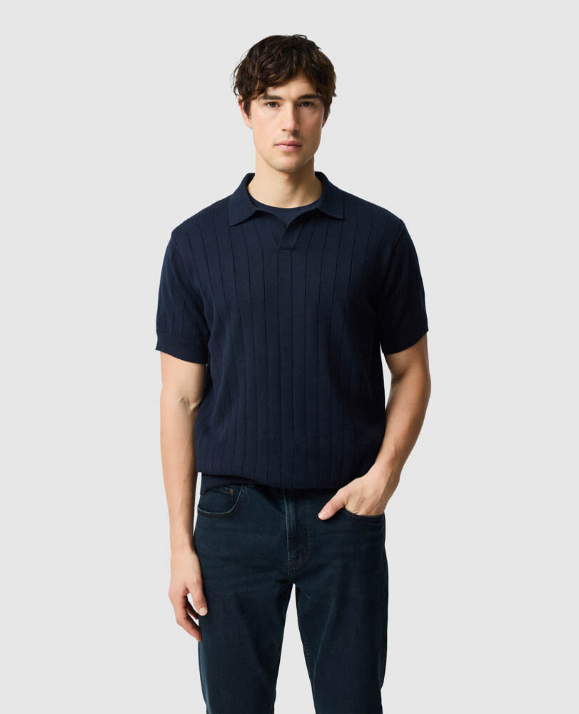 トップス MARINE SERRE KNIT POLO Freys Crescent Knit