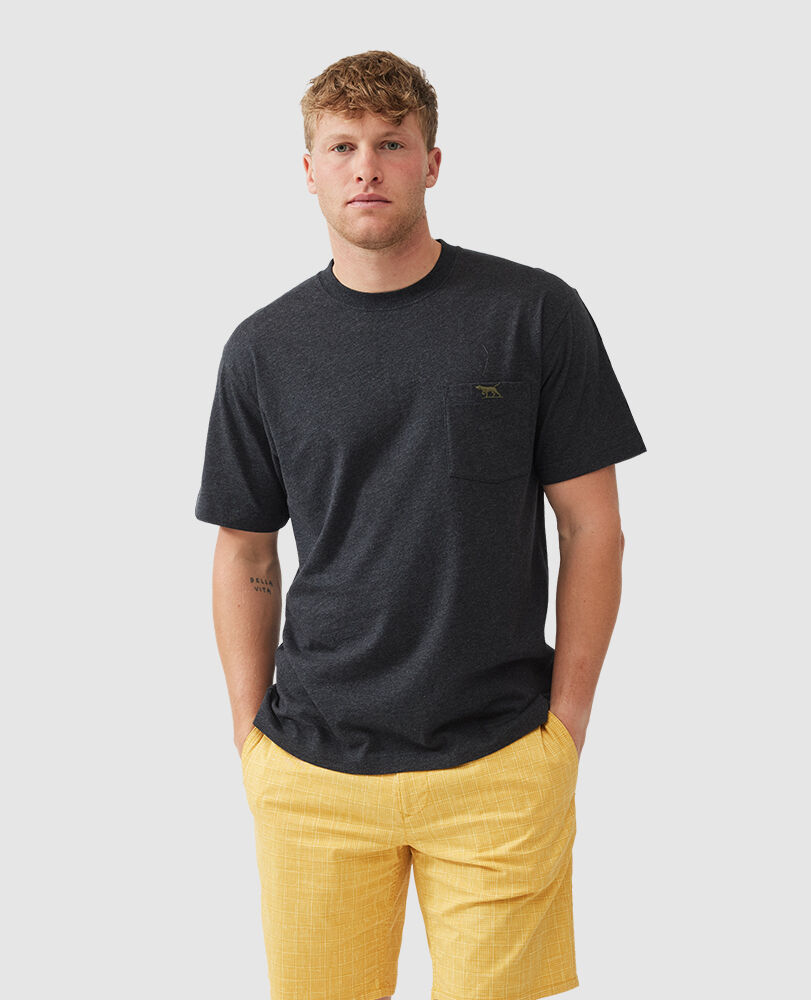 Gunn Original Fit Tee, CHARCOAL, Front