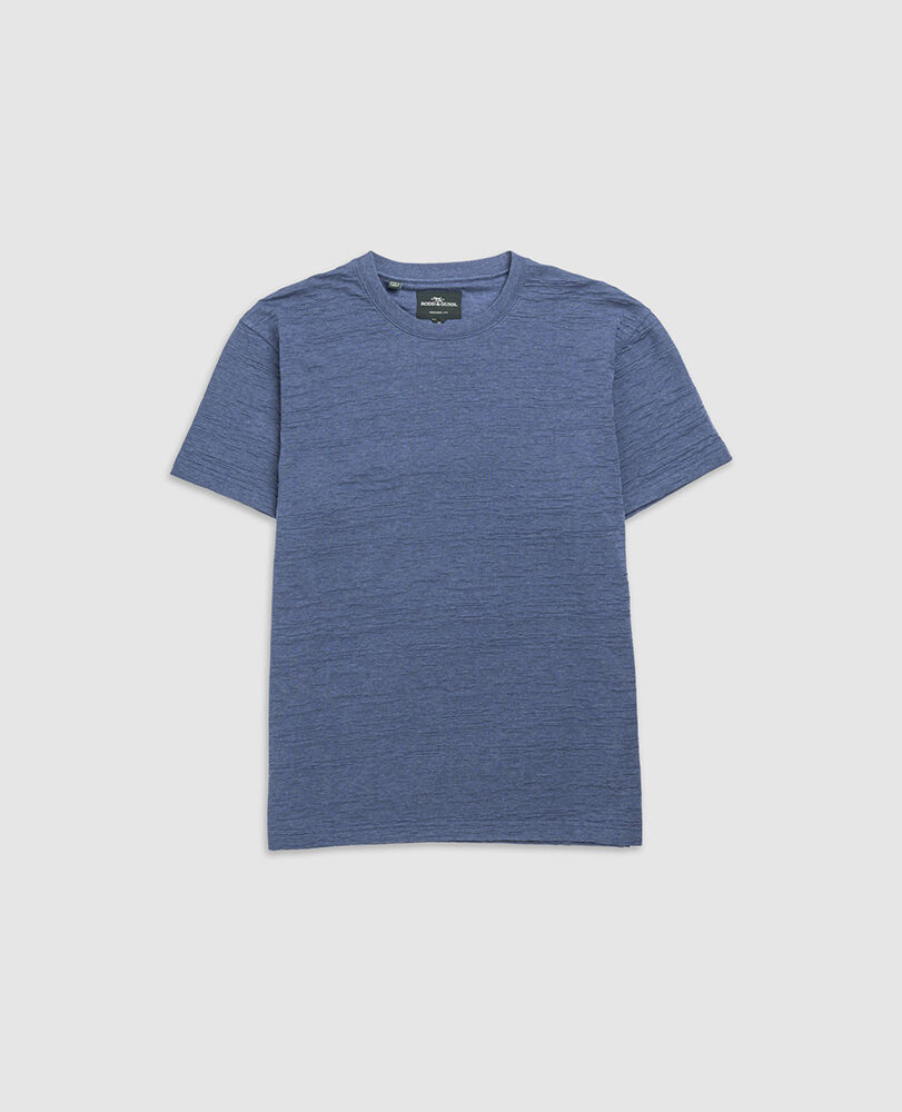 Leith Valley Sports Fit T-Shirt , OCEAN, Flat Lay