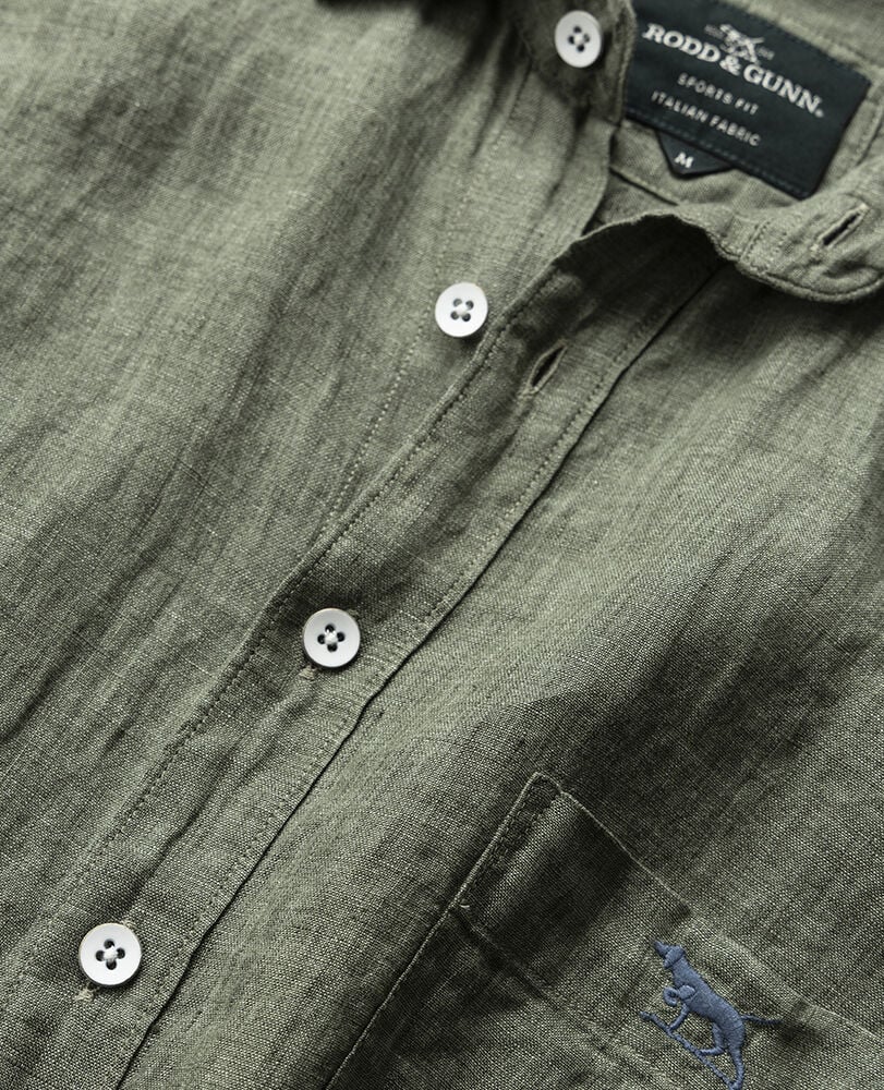 Cathedral Cove Sports Fit Shirt, KELP, Detail 2