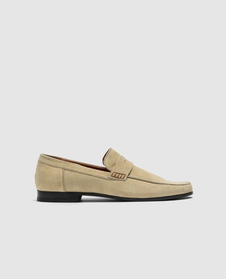 Morris Road Loafer Slip On, TAUPE SUEDE